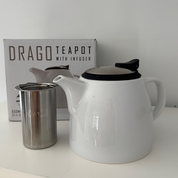Tealyra Drago Ceramic Teapot with Infuser - Picture 1 of 8
